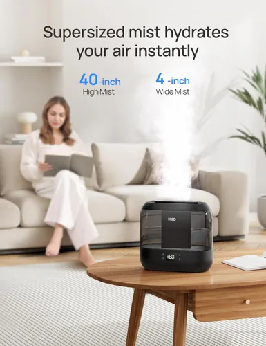 Miniatura 4 de Dreo Humidificadores inteligentes para dormitorio, humidificador supersized de gran tamaño de 4 L de llenado superior para habitación grande con 28