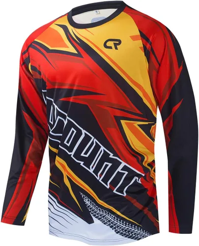 Coconut Ropamo Camiseta de ciclismo de montaña para hombre, manga larga, MTB Maillot de ciclismo BMX Downhill Motocross