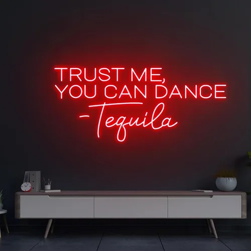 Miniatura 9 de Letrero de neón con texto en inglés «All You Need Is Tequila» de 23 pulgadas, para decoración de pared para el hogar, bar, pub, club