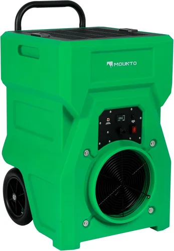 Miniatura 12 de MOUNTO Purificador de aire industrial portátil de 1000 cfm, depurador de aire negativo, potente motor de 1HP, filtro HEPA verdadero, 2 velocidades