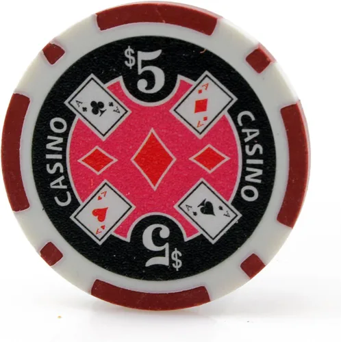 Miniatura 4 de Versa Games Fichas de casino Ace en 0.41 oz de peso - Paquete de 50 (elegir colores)