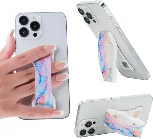 Miniatura 44 de LOVEHANDLE PRO Premium Phone Grip - Correa de silicona para teléfono - Soporte magnético para teléfono y soporte para teléfono inteligente y tableta
