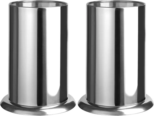 Miniatura 9 de MyLifeUNIT Dispensador de soporte para pajillas, organizador de utensilios de cocina de acero inoxidable 6.7 x 4.9 pulgadas, negro