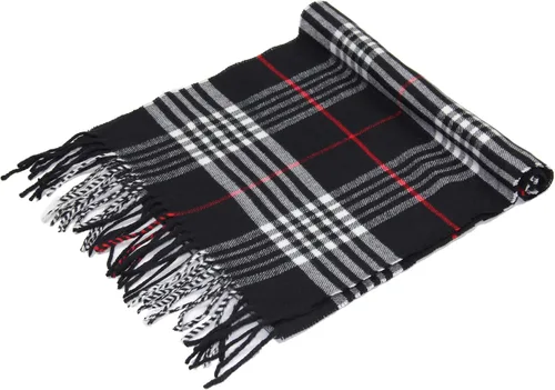 Miniatura 83 de Bufanda de invierno Achillea suave y cálida, de tartán, a cuadros, de cachemira, unisex