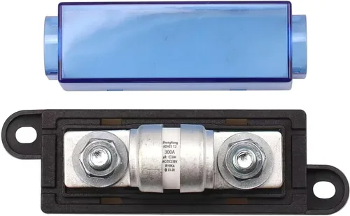 Miniatura 3 de ZOOKOTO Bloque de Fusibles 300A/250AC/DC250V Clase T con Portafusible de 300 Amperios, Compatible con Inversores y Aparatos de Alta Potencia