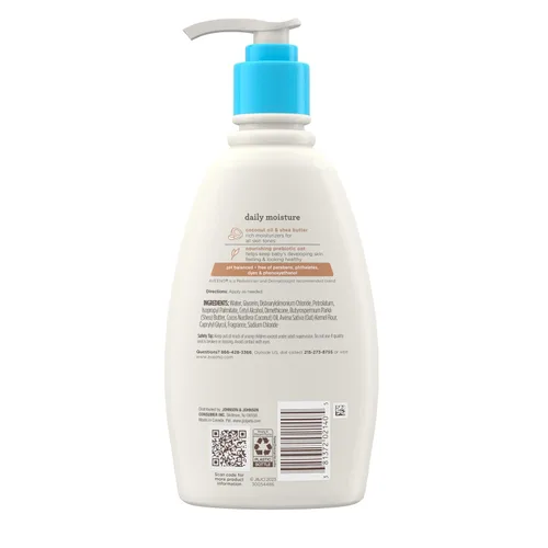 Miniatura 8 de Aveeno Baby Crema hidratante diaria con avena prebiótica, loción hipoalergénica para bebés con aceite de coco y manteca de karité hidrata la piel