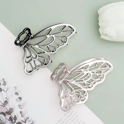 Miniatura 4 de Pinzas de metal grandes de alta calidad antideslizantes para el cabello y accesorios para el cabello para mujeres, pinzas de sujeción fuerte
