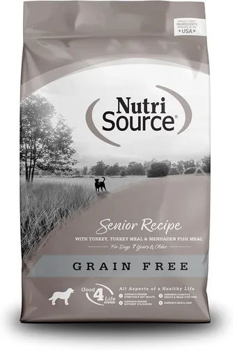 Miniatura 10 de NutriSource Alimento seco para perros mayores, pollo y arroz, 4 libras