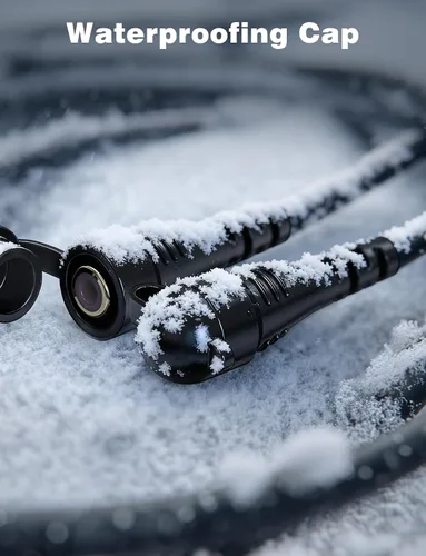 Miniatura 3 de Mellbree Snowmobiles - Cable divisor en Y de RCA para casco, de 10 pulgadas con conector dorado para calentador y visera o para dos personas