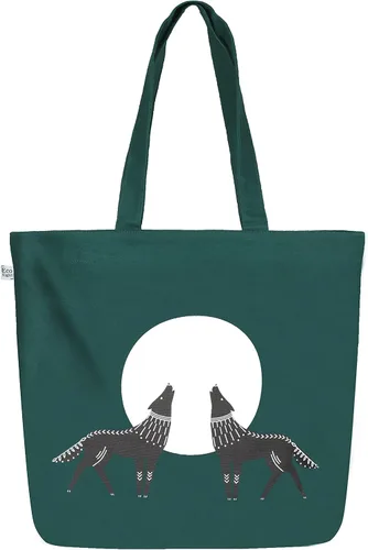 Miniatura 46 de Ecoright Bolsa de lona estética para mujer, bolsa grande con cremallera y bolsillo, bolsa de mano para mujer, para yoga, trabajo, playa
