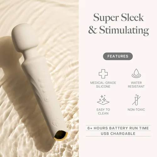 Miniatura 3 de Ava Vibrador de varita sexual [vibrador estimulador de clítoris] Vibrador para mujer Juguete sexual Regalos para mujeres 20 patrones y 8