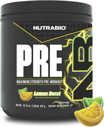 Miniatura 14 de NutraBio Polvo de preentrenamiento, Blue Razz Energía explosiva, enfoque láser, bombas extremas Pre-entrenamiento para hombres y mujeres
