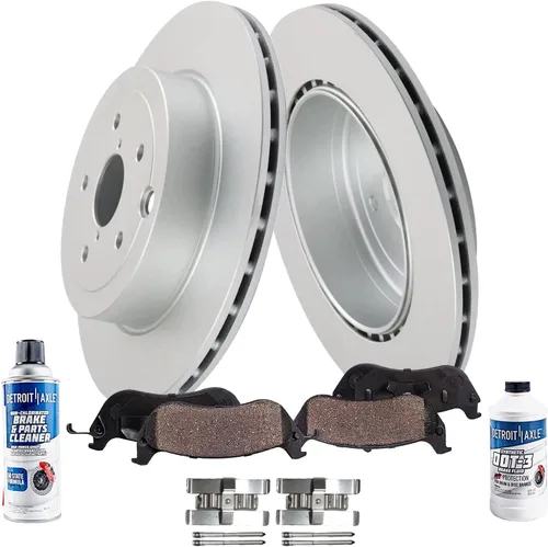 Miniatura 21 de Detroit Axle - Kit de freno delantero de 6 piezas para Honda CR-V 2002, 2003, 2004, rotores de freno de disco, pastillas de freno de cerámica
