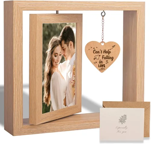 Marcos de Fotos para Parejas - Marco de Fotos de Aniversario, Marco de Fotos de Compromiso Regalos para Parejas, Novio, Novia, Esposo, Esposa, No