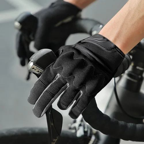 Miniatura 5 de WPTCAL Guantes de ciclismo para hombres y mujeres guantes de bicicleta antideslizantes con pantalla táctil completa guantes de ciclismo