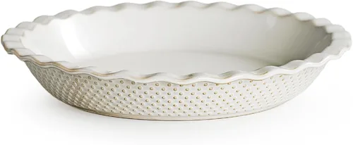 getstar Molde de cerámica para tartas, plato para tartas de 9 pulgadas para hornear, antiadherente, apto para horno y lavavajillas, plato para Puntos
