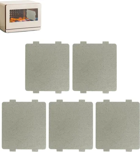 Miniatura 7 de 2 piezas de cubierta de guía de ondas, hoja de mica universal para horno microondas, corte a medida, 108 mm x 99 mm