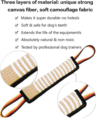 Miniatura 4 de Clysoru Juguete de yute resistente para perros