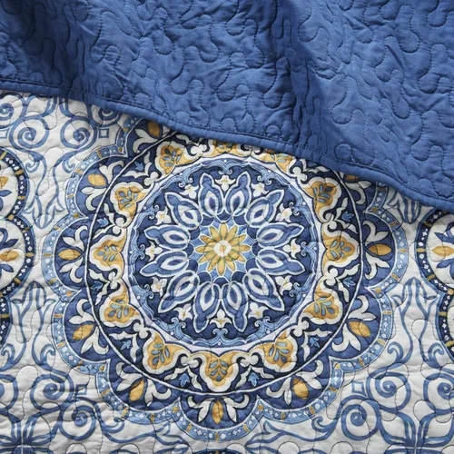 Miniatura 16 de Madison Park - Edredón moderno con diseño clásico para todas las temporadas, juego de cama transpirable y ligero, fundas a juego de almohada