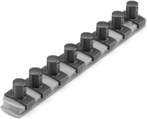 Miniatura 26 de TEKTON - Llave de tubo de 1/2 pulgada x riel de 33 cm con 10 clips (negro) OSR22210 Fabricado en EE. UU