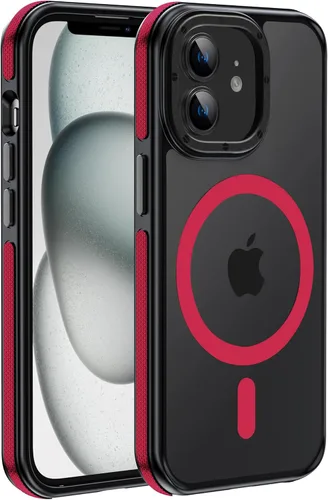 Miniatura 47 de Funda magnética fuerte para iPhone 12 Pro Max [Protección de grado militar de 10 pies] Compatible con MagSafe, funda protectora a prueba de golpes
