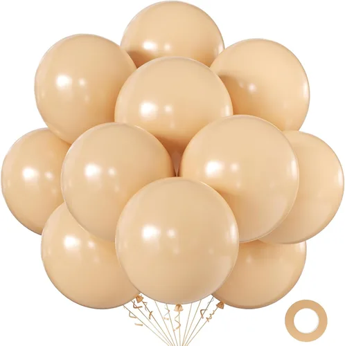 Miniatura 42 de KALOR Globos color morado ceniza de 18 pulgadas, 10 globos de látex mate, globos redondos grandes para bodas, baby shower, fiestas de cumpleaños