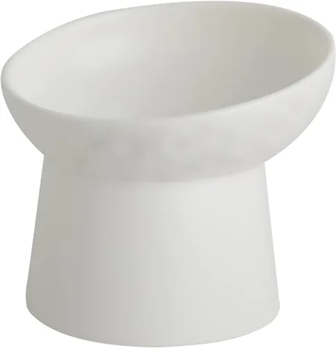 Miniatura 8 de Pequeños cuencos elevados de cerámica para gatos, cuencos elevados inclinados para alimentos o agua, sin estrés, prevención de reflujo, aptos