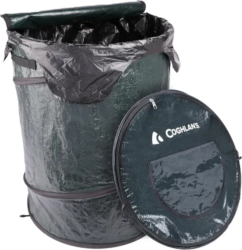 Miniatura 3 de Coghlan's - Cubo de reciclaje plegable y ligero – Cubo de residuos plegable para acampada, viajes y uso al aire libre – Durable, portátil y que Azul