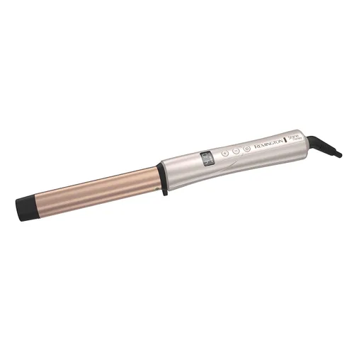 Miniatura 3 de REMINGTON Shine Therapy - Varita rizadora de barril recto de 1 pulgada con infusión de aceite de argán y queratina para ondas sueltas, incluye