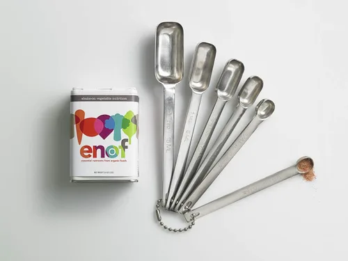Miniatura 6 de ENOF Polvo orgánico de frutas y verduras para niños y adultos 10 ingredientes limpios - fresa, espinacas Polvo vegetal sin gluten y OMG