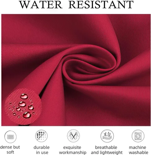Miniatura 2 de Delantal de cocina para mujer y hombre, resistente al agua, para artista, barista, hornear, manualidades, catering, trabajo, con babero y grandes