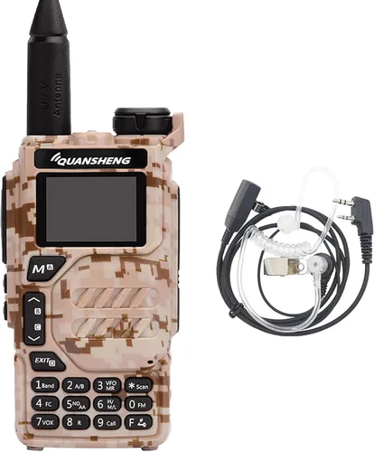 Miniatura 13 de Walkie Talkie UV-K5 5W Dual Band UHF VHF USB-C Cargador Radio bidireccional DTMF FM Scrambler NOAA Frecuencia inalámbrica Copia Jamón Radio de mano