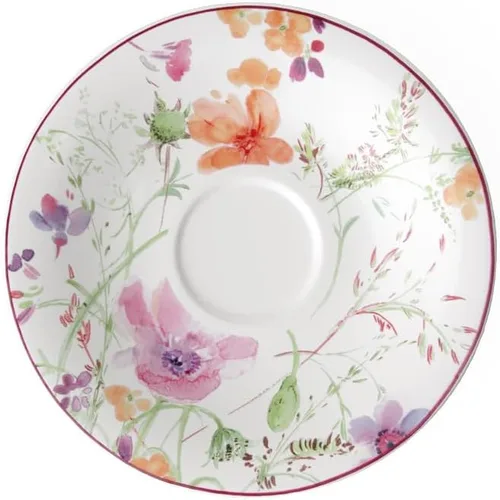 Miniatura 13 de Villeroy & Boch Mariefleur Gris Basic Breakfast - Plato redondo de porcelana premium con una decoración de flores juguetona, apto para lavavajillas