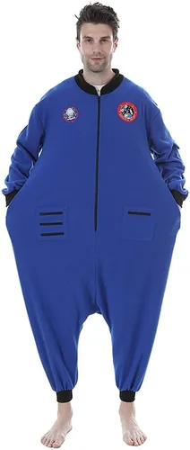 Miniatura 2 de EraSpooky Pijama unisex de astronauta para adultos, disfraz espacial de una pieza