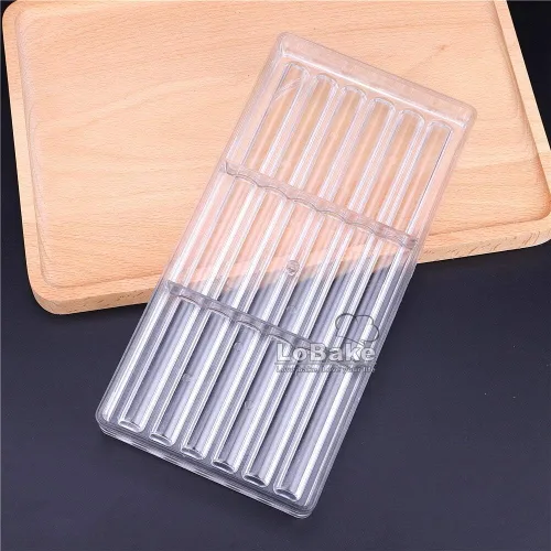 Miniatura 4 de 18 cavidades palos largos forma policarbonato PC chocolate molde caramelo fondant cubo de hielo moldes para hornear DIY suministros para hornear