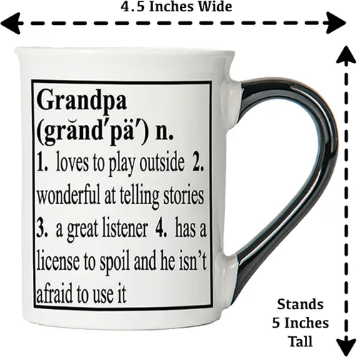 Miniatura 4 de Cottage Creek - Taza de café de cerámica para abuelos en caja de regalo de 16 onzas, regalos para abuelos nuevos, regalos para abuelo de parte