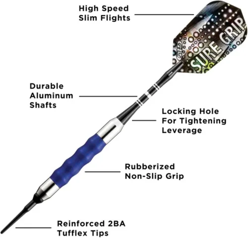 Miniatura 2 de Viper Sure Grip Dardos de Punta Suave Varios