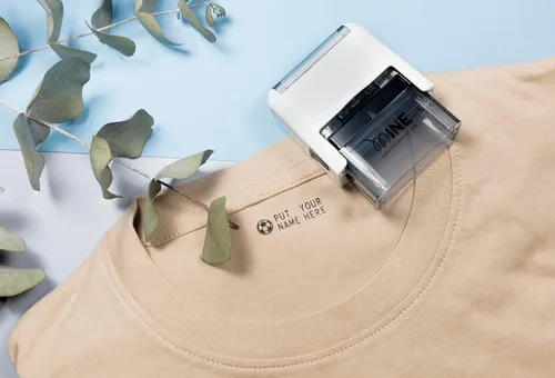 Miniatura 3 de Sello Mine Compact para Ropa y Marcador de Libros Marcador Compacto Personalizado para Ropa de Adultos y Niños Sello de Nombre Personalizado