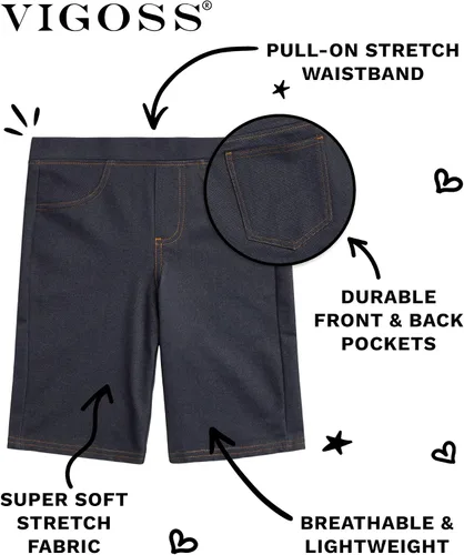 Miniatura 2 de VIGOSS Bermuda Shorts para niñas (4 unidades)