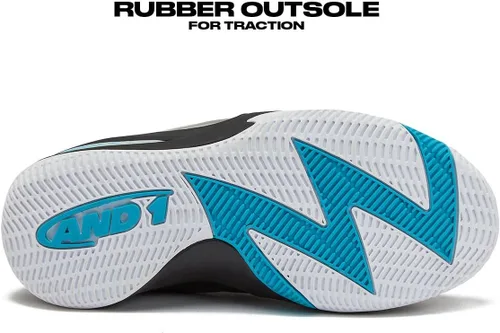 Miniatura 5 de AND1 Zapatos de baloncesto para niños y niñas, tenis de baloncesto geniales para niños, talla 11 a niño grande 7, tenis de caña media o alta