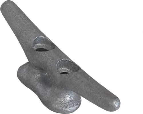 Miniatura 3 de Tacos de muelle de 4 pulgadas de 4 pulgadas – (2, 5, 10 unidades) – Tacos de hierro fundido galvanizado por inmersión en caliente, tacos de cuerda