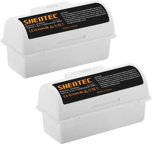 Shentec Paquete de 2 baterías de repuesto de 6.0Ah 3.6V compatibles con iRobot Braava Jet 240 Robots de trapeador de piso, batería de iones de litio