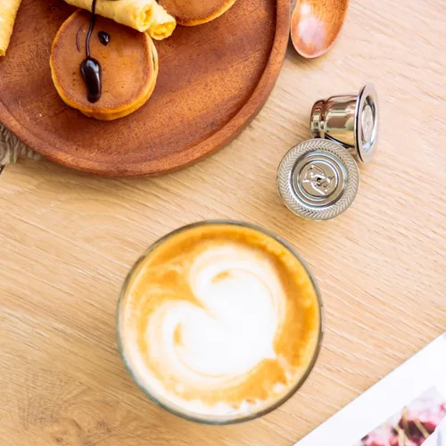 Miniatura 7 de Cápsulas reutilizables de acero inoxidable N espresso aptas para Nes Presso OriginalLine, cápsulas de filtro de café expreso recargables de metal
