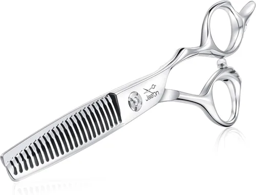 JASON Tijeras texturizadoras para el cabello de 6 pulgadas, tijeras de textura de cabello de 23 dientes, tijeras profesionales para adelgazar el