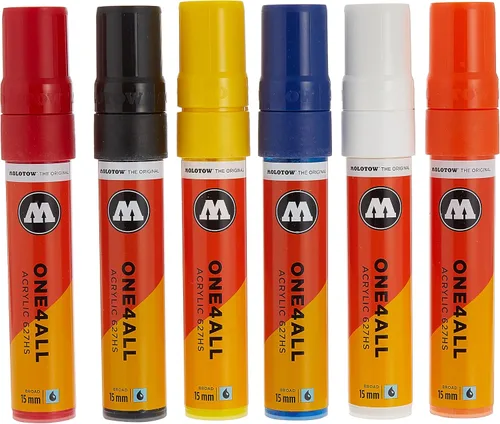 Miniatura 12 de Molotow ONE4ALL - Juego de rotuladores de pintura acrílica 10 colores básicos #1