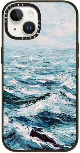 Miniatura 221 de CASETiFY Impact - Funda para iPhone 13 [protección contra caídas de 6.6 pies/compatible con Magsafe] Black Kingsnake, color negro transparente