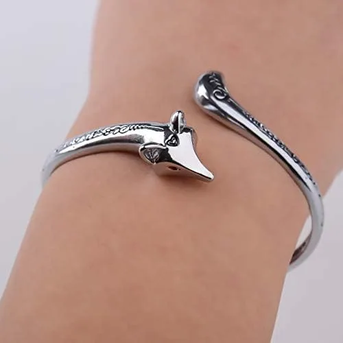 Miniatura 5 de Pulsera de zorro con símbolo de runa y animales ajustable, linda y encantadora cola de zorro, el mejor regalo para los amantes del zorro regalos