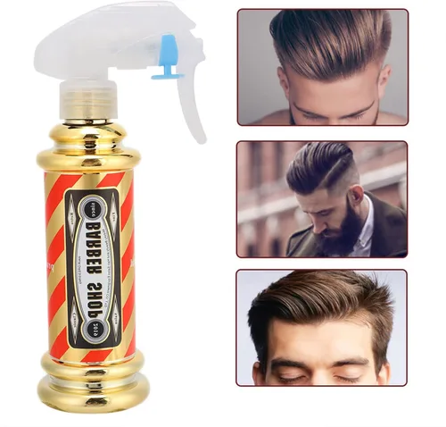 Miniatura 5 de Dioche Botella de spray de agua de peluquería, botella de spray de peluquería Salon Barbería Hair Styling Water Spray Kettle 5.1 fl oz (dorado)