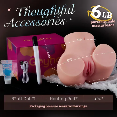 Miniatura 4 de Muñeca Sexual para Hombres Juguetes Sexuales Masculinos - TIVINO Juguetes para Adultos con Longitudes Desiguales y Culo Suave, Culo Realista