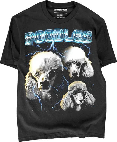 Miniatura 43 de Camiseta de Heavy Metal de los 80s con Animal en Negro - 100% Algodón - para Hombre y Mujer